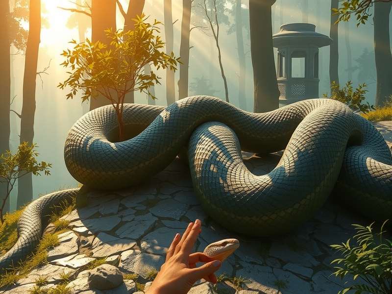 Strategic overhead view of a vibrant Snake Io game in progress, showing multiple colored snakes on a dark grid