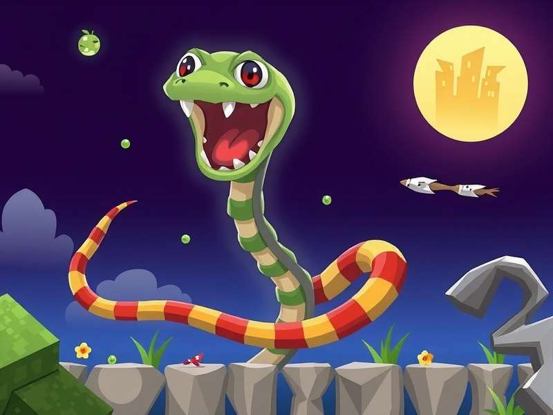 Snake IO Game gameplay on Crazy Games platform