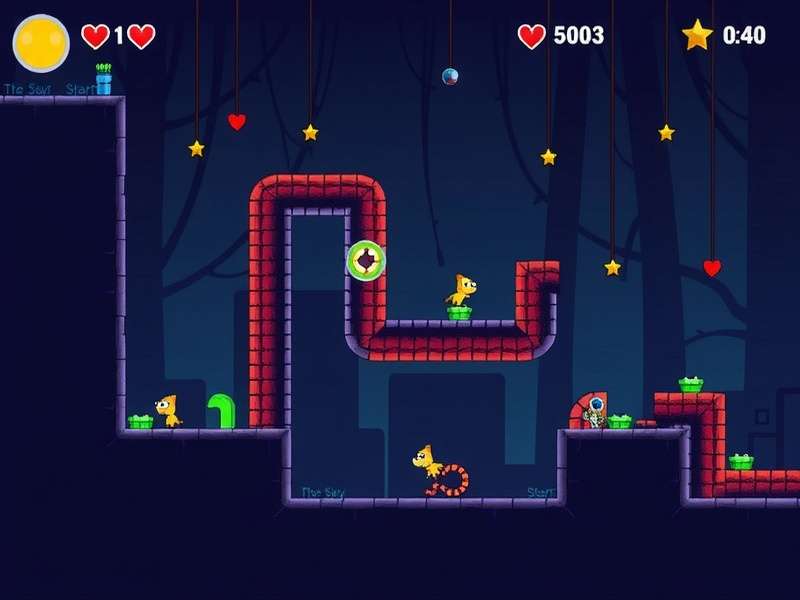 Dynamic gameplay screenshot of Slither.io showing multiple colorful snakes