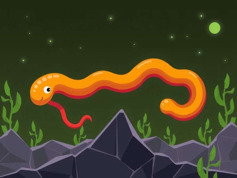 Snake IO Game online multiplayer gameplay screenshot showing colorful snakes competing