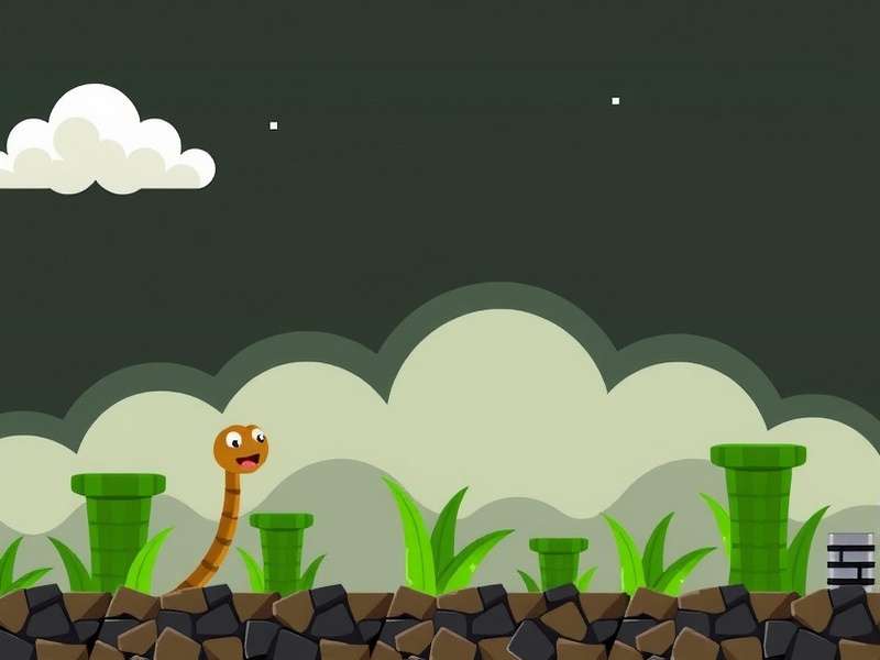 Advanced Snake Io Game strategy illustration showing trapping technique