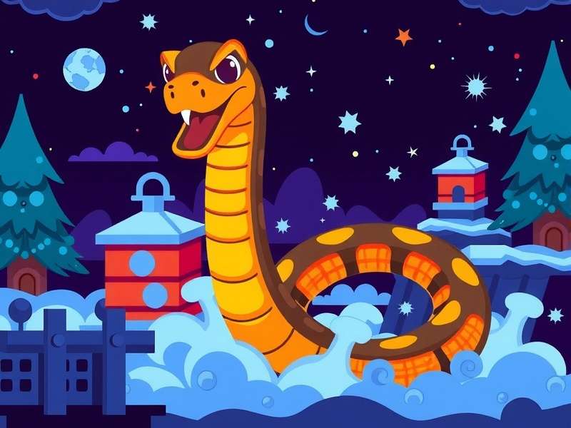 Snake Io Game Arena with multiple snakes competing