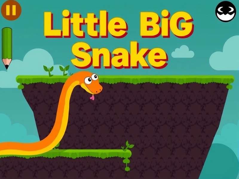 Little Big Snake Io Game intense multiplayer gameplay screen