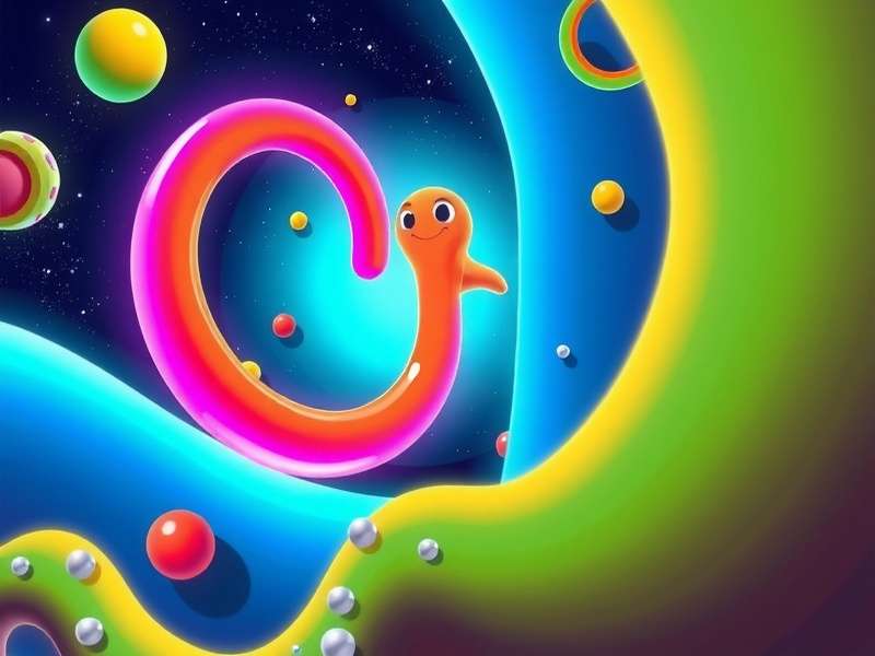 Slither Io game interface on a PC monitor showing a large snake dominating the leaderboard