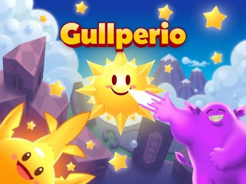 Gaming setup showing Gulperio on a large monitor