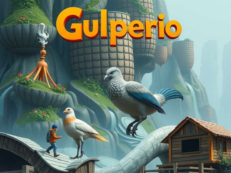 Gulperio gameplay screenshot showing vibrant snakes and power-ups