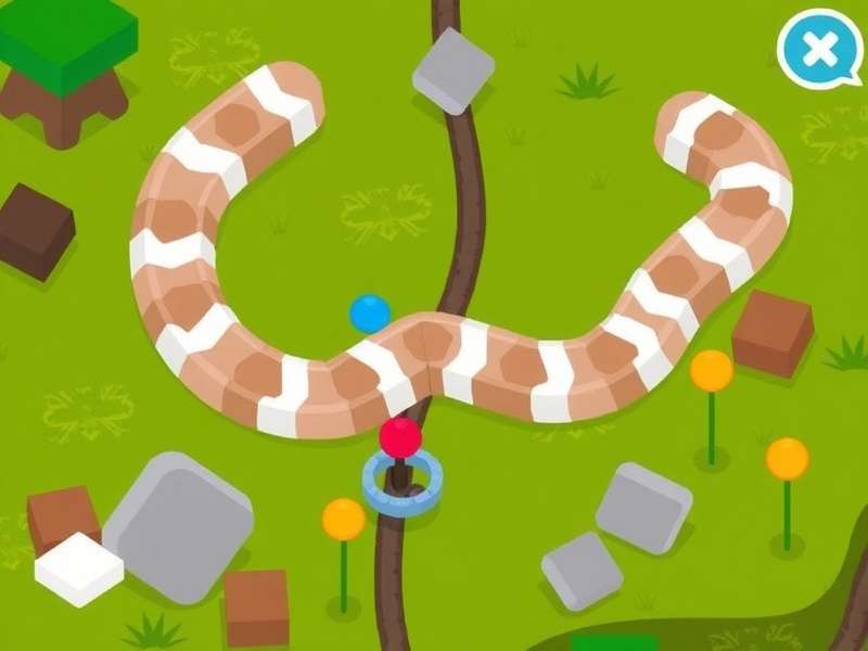 Vibrant Snake Io Game arena with multiple colored snakes competing
