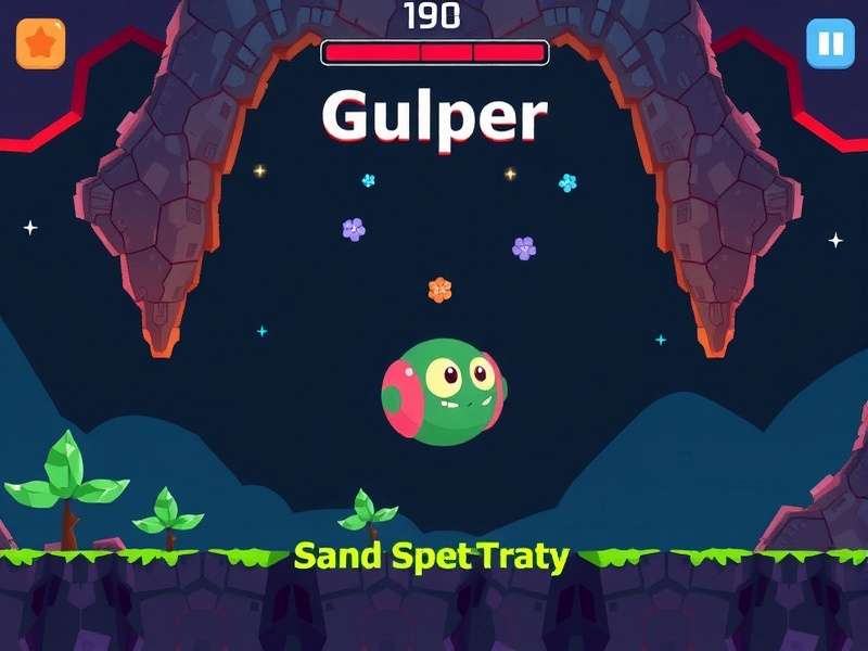 Strategic map diagram showing optimal patrol routes and danger zones in Gulper Io