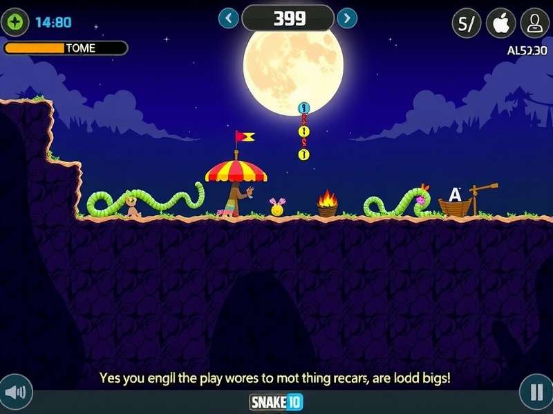 Intense Snake Io multiplayer gameplay showcasing multiple snakes in a vibrant arena