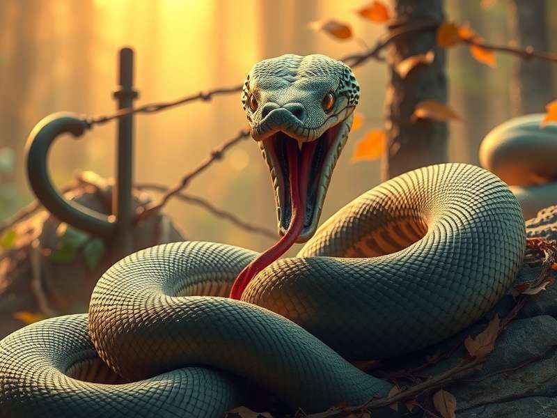 Snake Io gameplay screenshot showing colorful snakes and dots