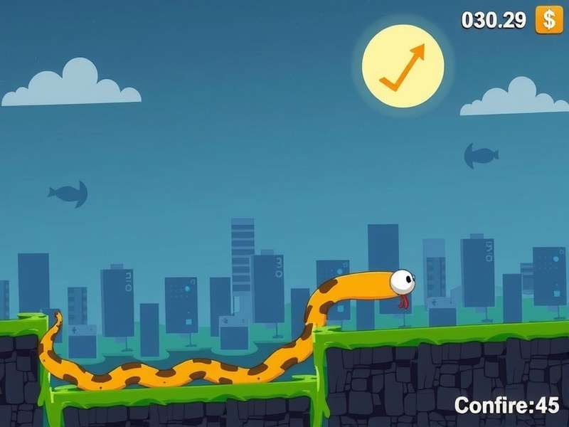 Dynamic Snake Io gameplay screenshot showing multiple colored snakes in a competitive arena