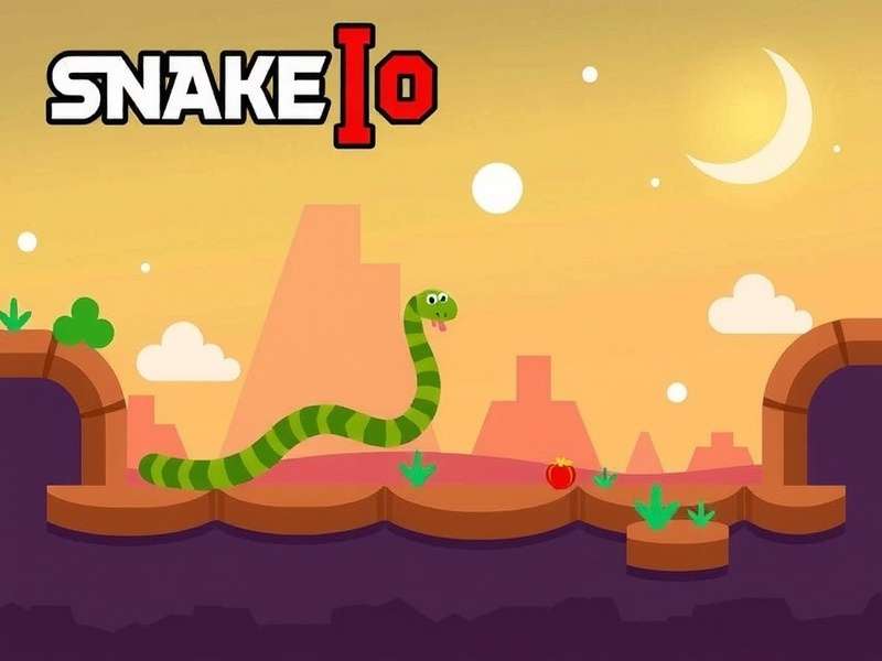 Snake Io gameplay on Android phone showing colorful snakes and power-ups
