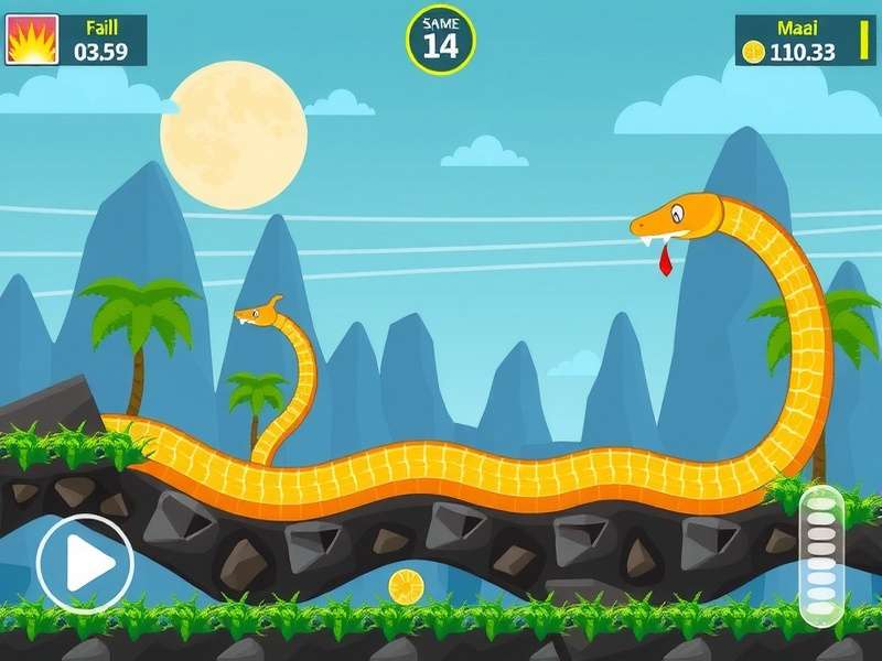 Snake Io Game Live gameplay screenshot showing multiple snakes in arena
