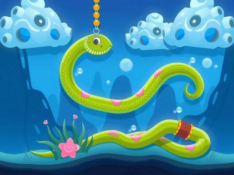 Competitive Snake Io gameplay showing multiple colorful snakes in an arena