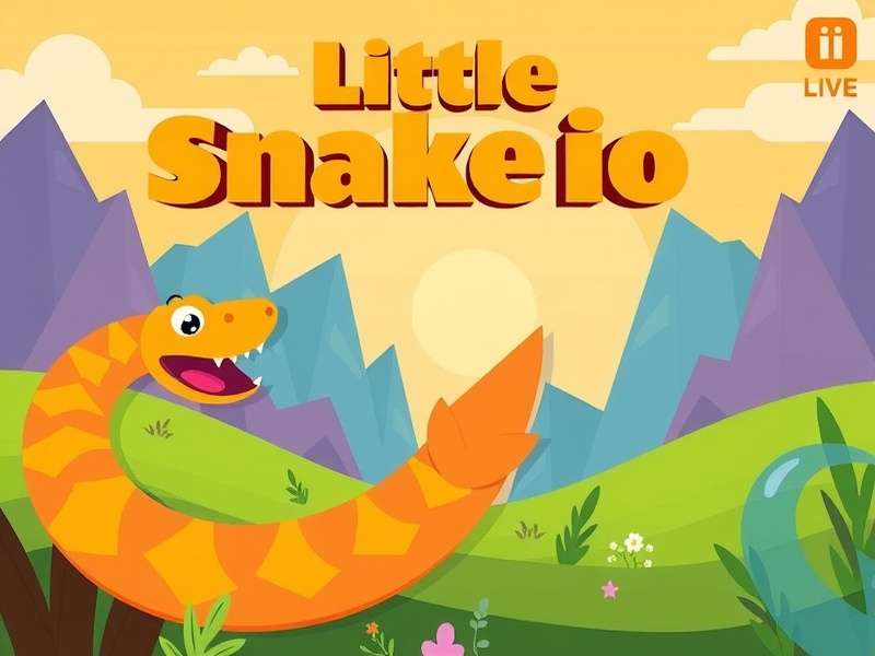 Little Big Snake Io Game Play arena screenshot showing a massive snake dominating the leaderboard