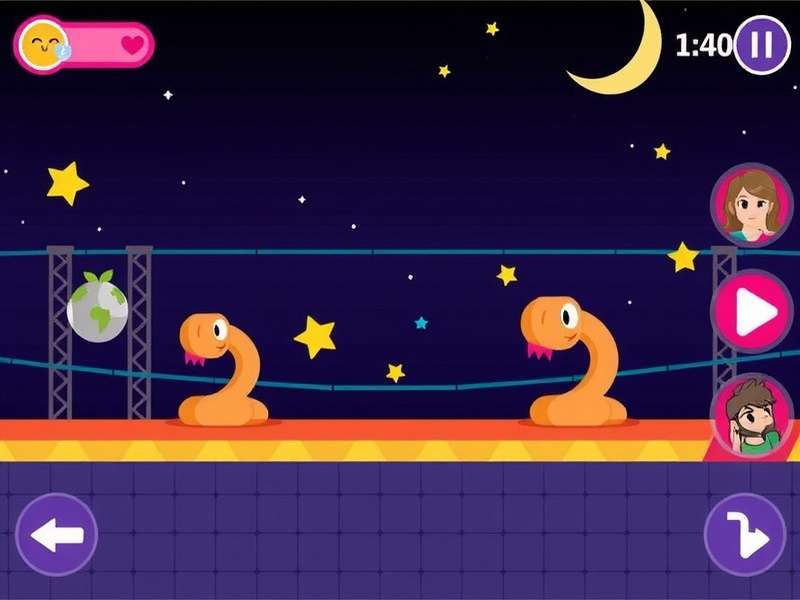 Snake Io Game Play With Friends – Multiplayer arena action showing snakes coiling together