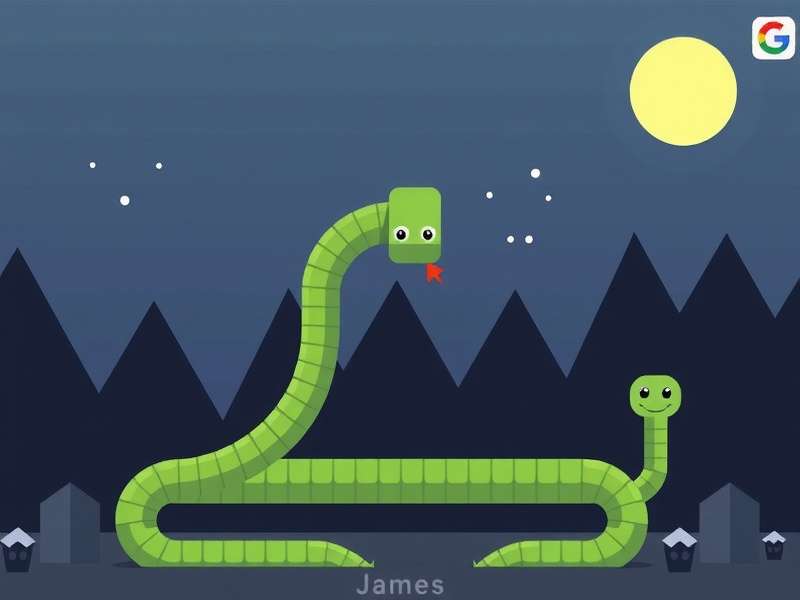 Google Games Snake Io Game Icon — hero illustration showing the iconic snake design