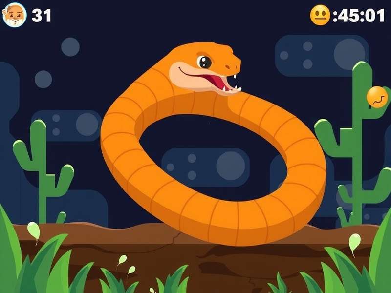 Snake Io Game Gulper Io arena gameplay screenshot