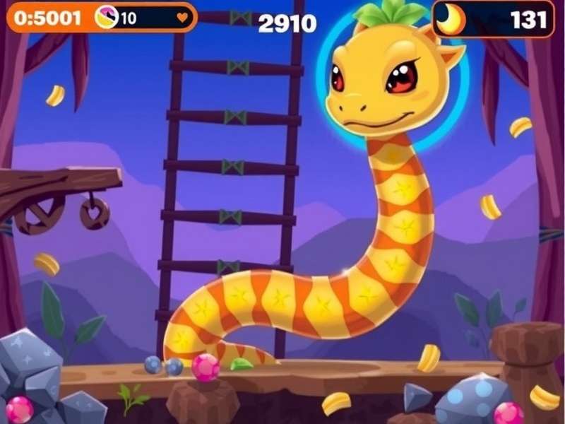 Snake Io Game online arena with multiple snakes battling for survival