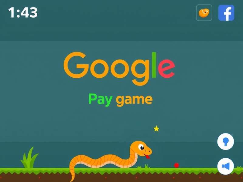 Google Snake Game gameplay screenshot showing Snake Io arena with power-ups and score display