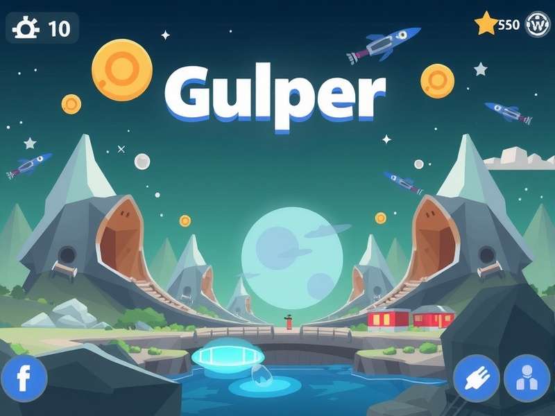 Gulper Io Game arena gameplay screenshot showing the snake battle map