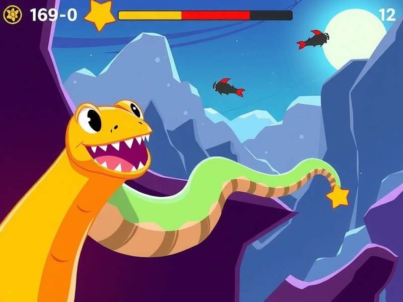 Slither Game arena showing multiple snakes competing in real-time